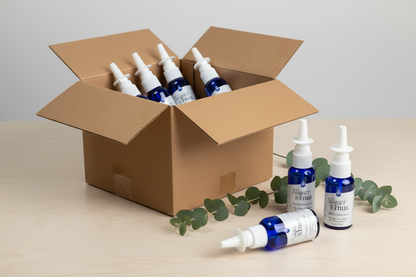 Silver Sinus Wholesale Shipping Box